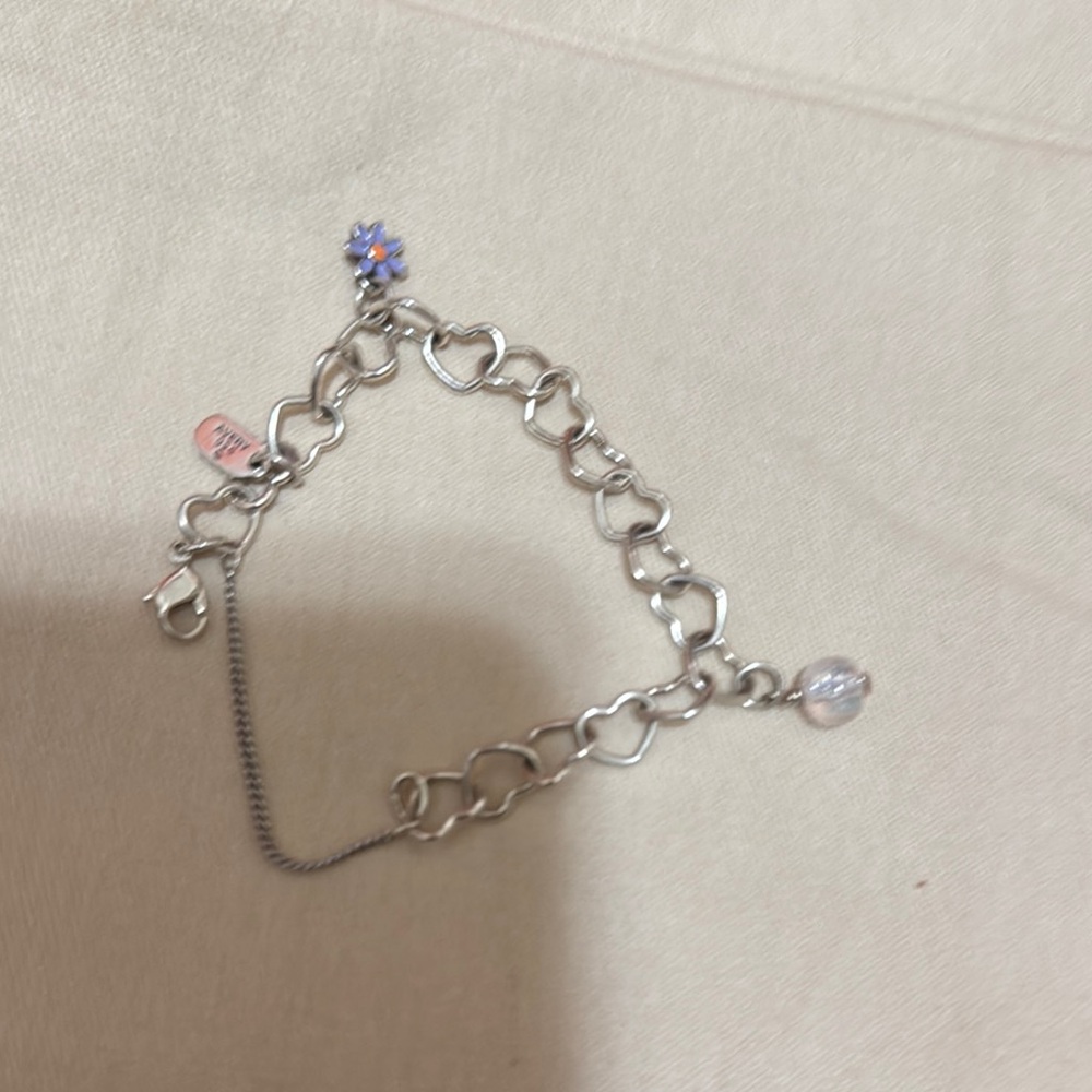 James Avery Silver and Blue Bracelet Elegant Design